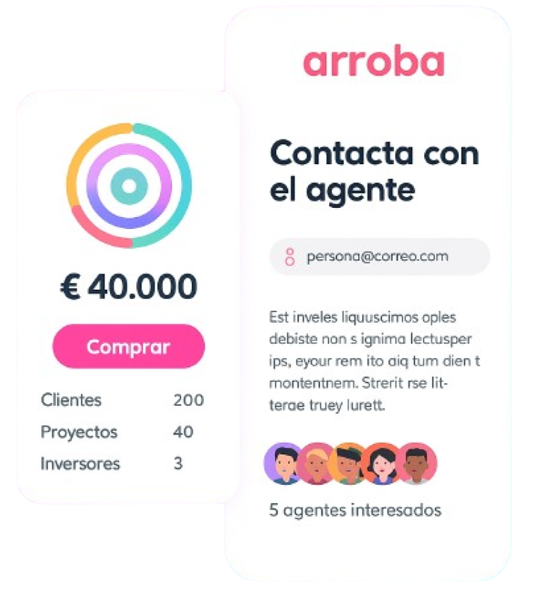 Arroba contactar con agente